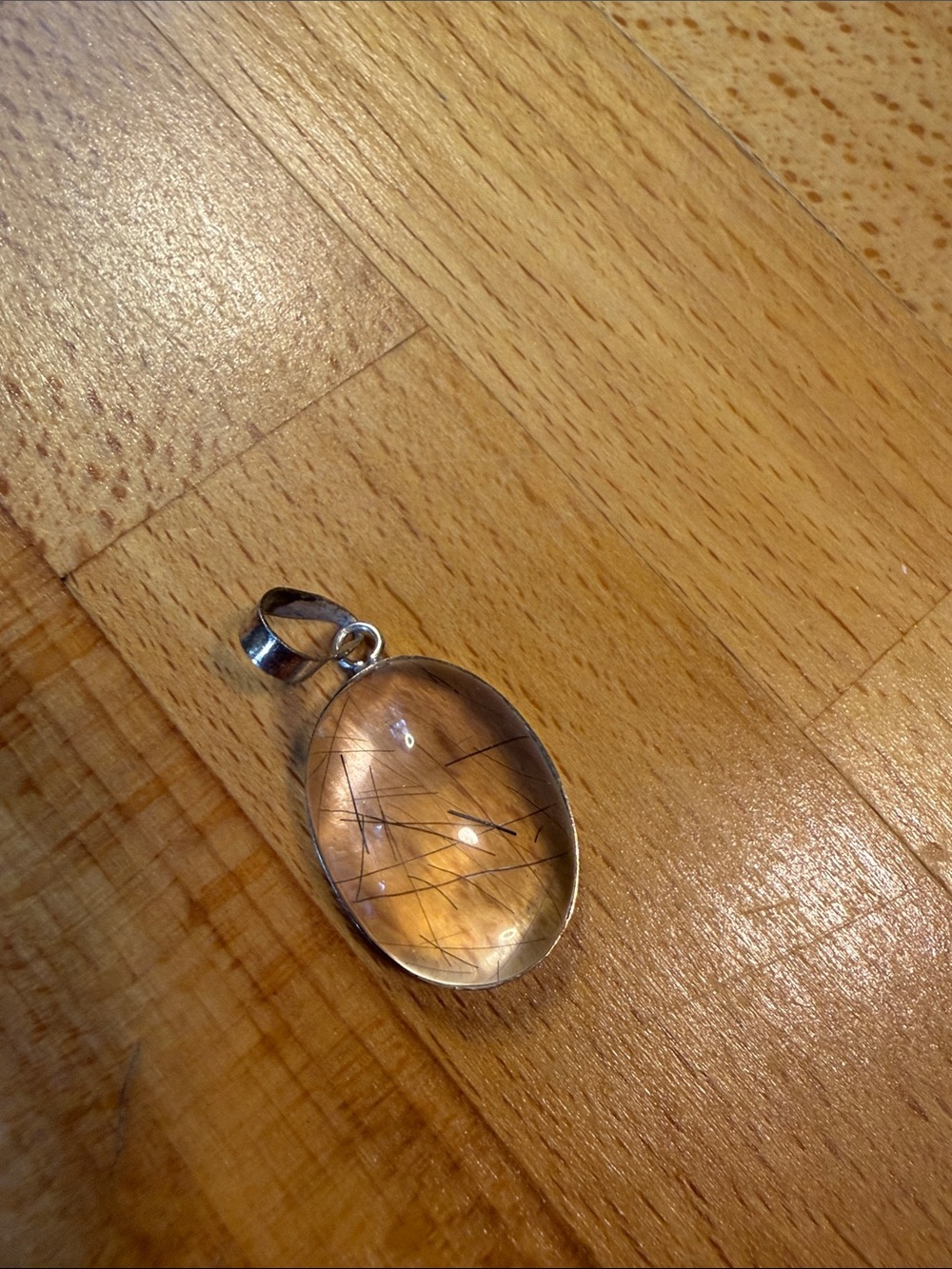 Black Rutilated Quartz Pendant